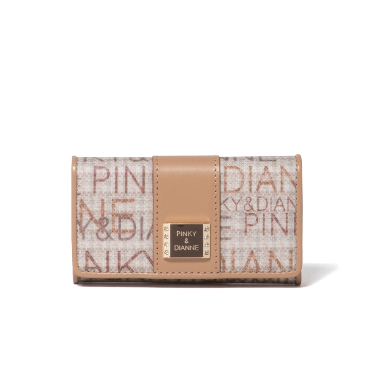 ベージュ | 【正規販売店】PINKY&DIANNE ミックスツイード キーケース | BAG MANIA