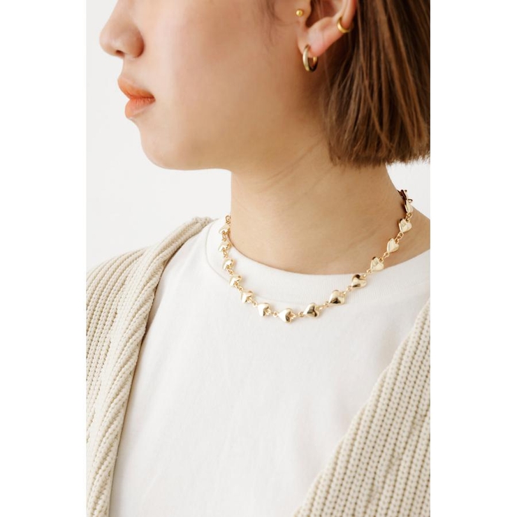 ハートモチーフチェーンネックレス | RODEO CROWNS WIDE BOWL | 詳細画像3 