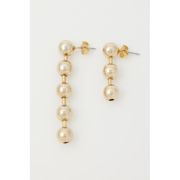 L/GLD1 | アシンメトリーボールピアス | RODEO CROWNS WIDE BOWL