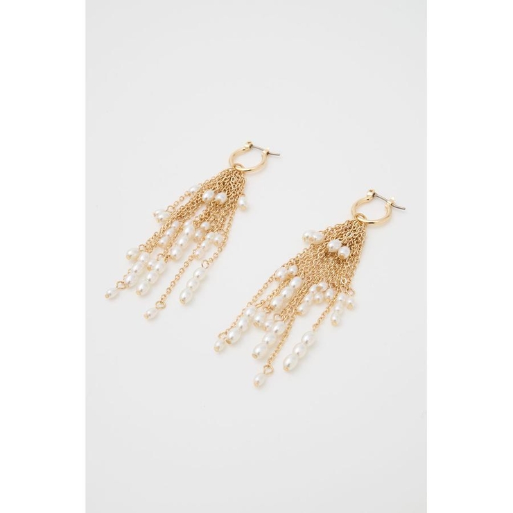 F/PEARL FRINGE イヤリング | MOUSSY OUTLET | 詳細画像3 