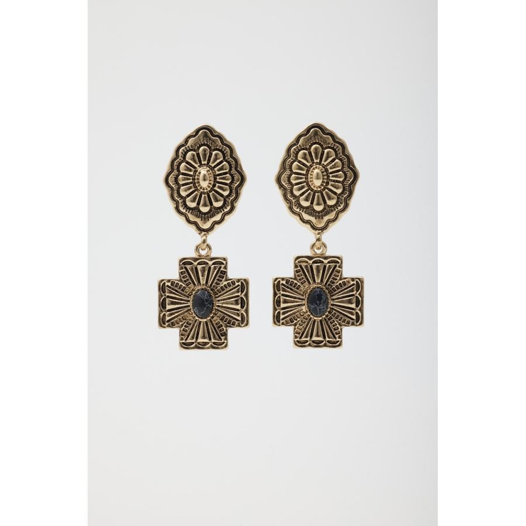 GLD | コンチョパーツイヤリング | RODEO CROWNS WIDE BOWL