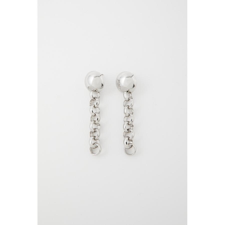 BOLD MOTIF CHAIN EARRINGS | MOUSSY OUTLET | 詳細画像5 