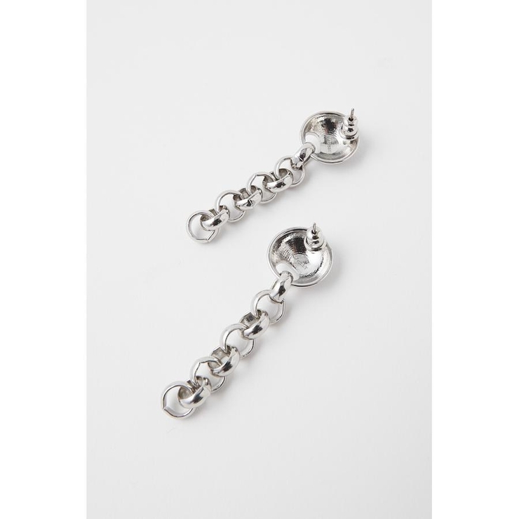 BOLD MOTIF CHAIN EARRINGS | MOUSSY OUTLET | 詳細画像7 