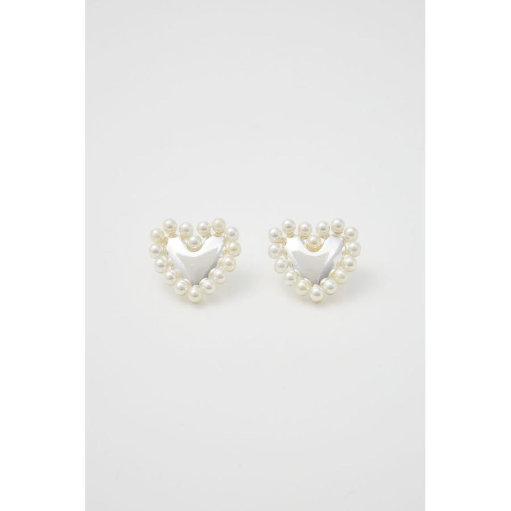 フェイクパールフレームハートピアス | RODEO CROWNS WIDE BOWL | 詳細画像6 