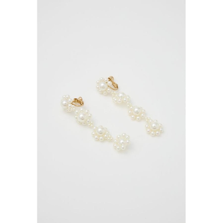 フラワーフェイクパール4連イヤリング | RODEO CROWNS WIDE BOWL | 詳細画像2 