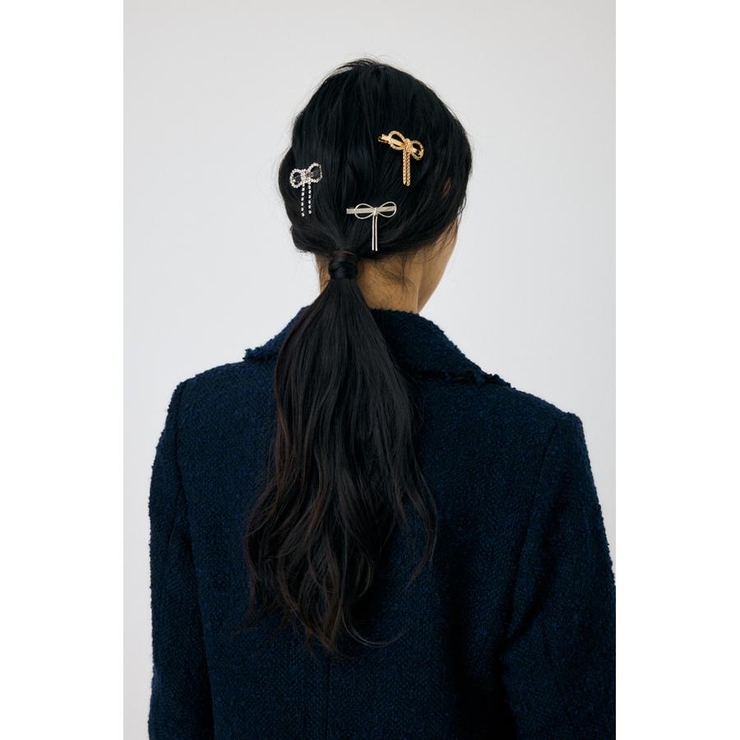 MULTI CHAIN BOW ヘアクリップ | MOUSSY OUTLET | 詳細画像1 