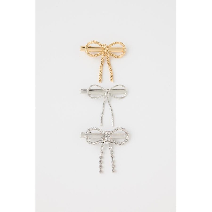 MULTI CHAIN BOW ヘアクリップ | MOUSSY OUTLET | 詳細画像2 