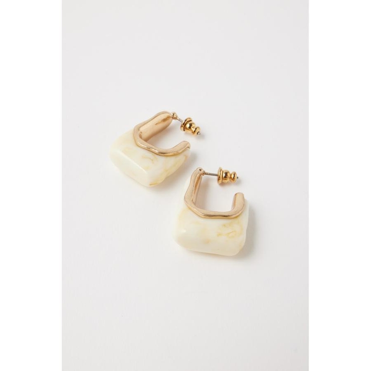 LUCITE OVAL EARRINGS | MOUSSY OUTLET | 詳細画像1 