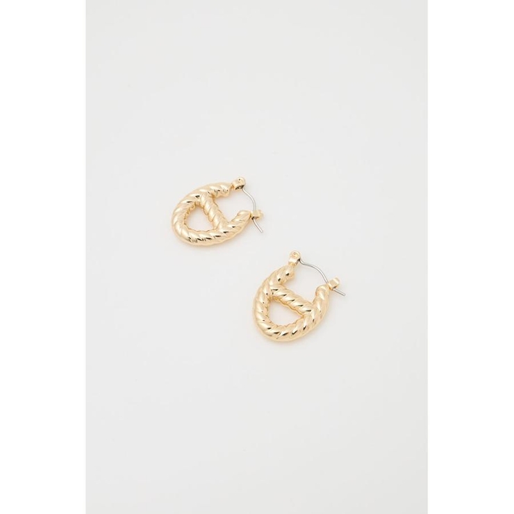 OVAL ROPE HOOP イヤリング | MOUSSY OUTLET | 詳細画像2 