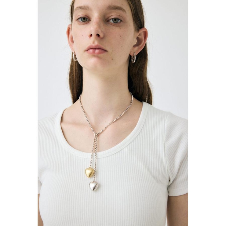 DOUBLE HEART ネックレス | MOUSSY OUTLET | 詳細画像6 