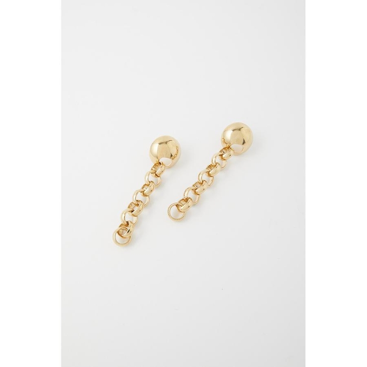 BOLD MOTIF CHAIN EARRINGS | MOUSSY OUTLET | 詳細画像2 