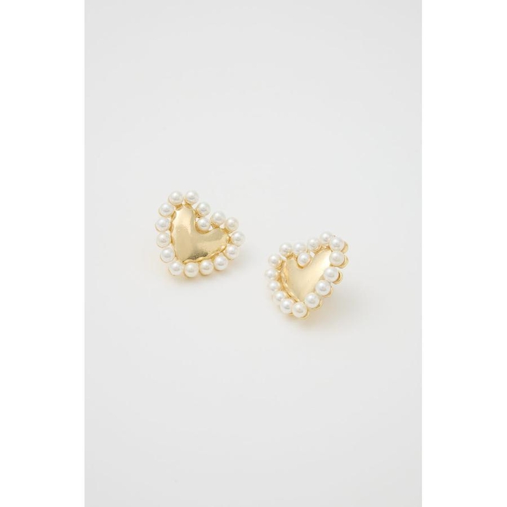 フェイクパールフレームハートピアス | RODEO CROWNS WIDE BOWL | 詳細画像2 