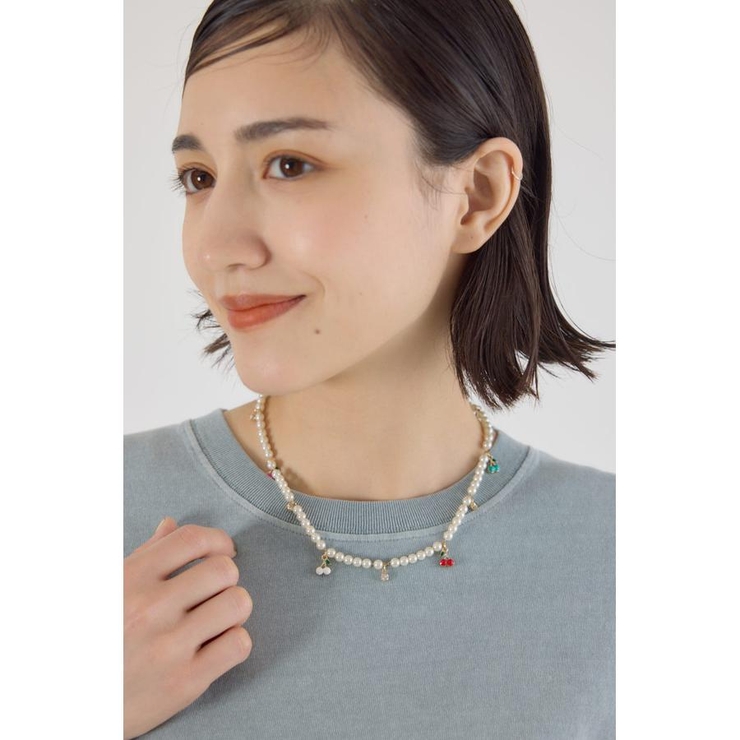 サクランボフェイクパールネックレス | RODEO CROWNS WIDE BOWL | 詳細画像5 