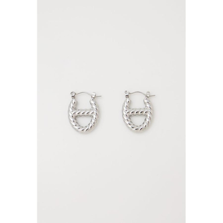 SLV | OVAL ROPE HOOP イヤリング | MOUSSY OUTLET