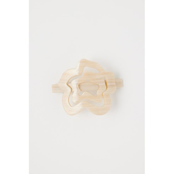 ECRU | MARBLE FLOWER バレッタ | MOUSSY OUTLET