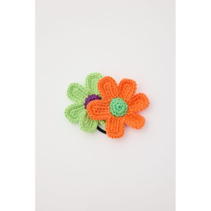 柄ORG5 | フラワーニットヘアゴム | RODEO CROWNS WIDE BOWL