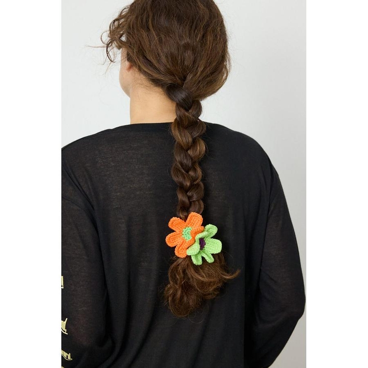フラワーニットヘアゴム | RODEO CROWNS WIDE BOWL | 詳細画像10 