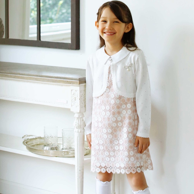 パール付きビジューリボンブローチ | BeBe | 詳細画像3 