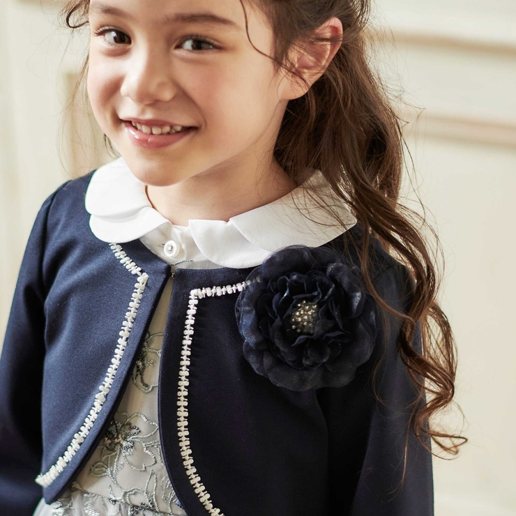 【日本製】オーガンジービジューフラワーコサージュ | Tartine et Chocolat | 詳細画像3 