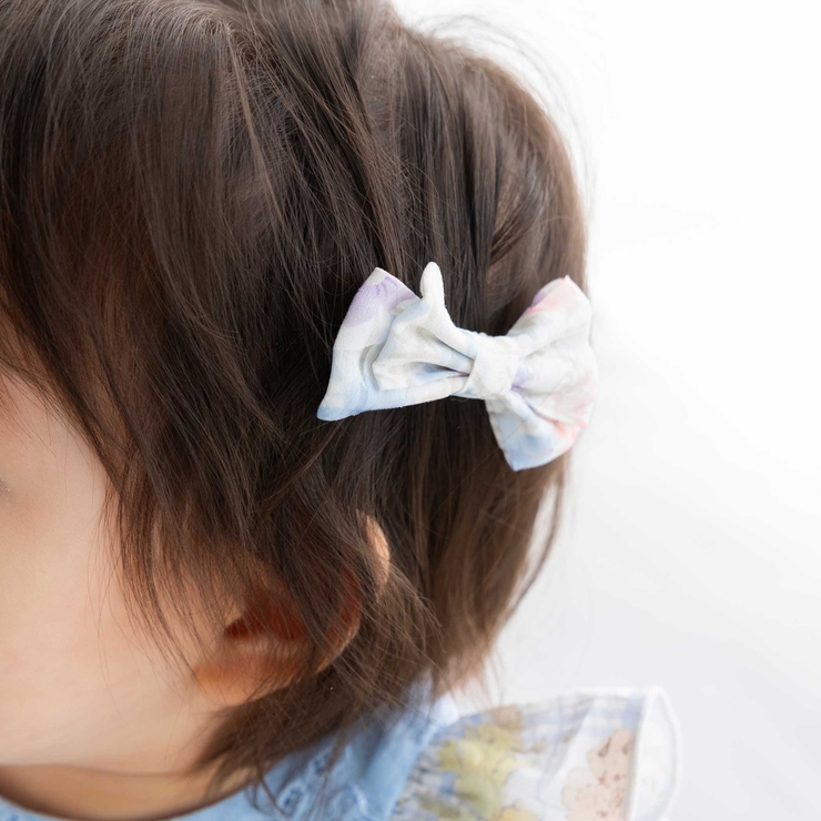 オーガンジーリボンヘアクリップ | fillot de bébé réduction | 詳細画像2 