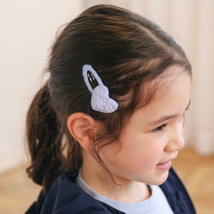 リボンキラキラスターハートモチーフパッチンピンセット | SLAP SLIP | 詳細画像2 