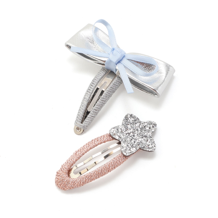 リボンキラキラスターハートモチーフパッチンピンセット | SLAP SLIP | 詳細画像21 