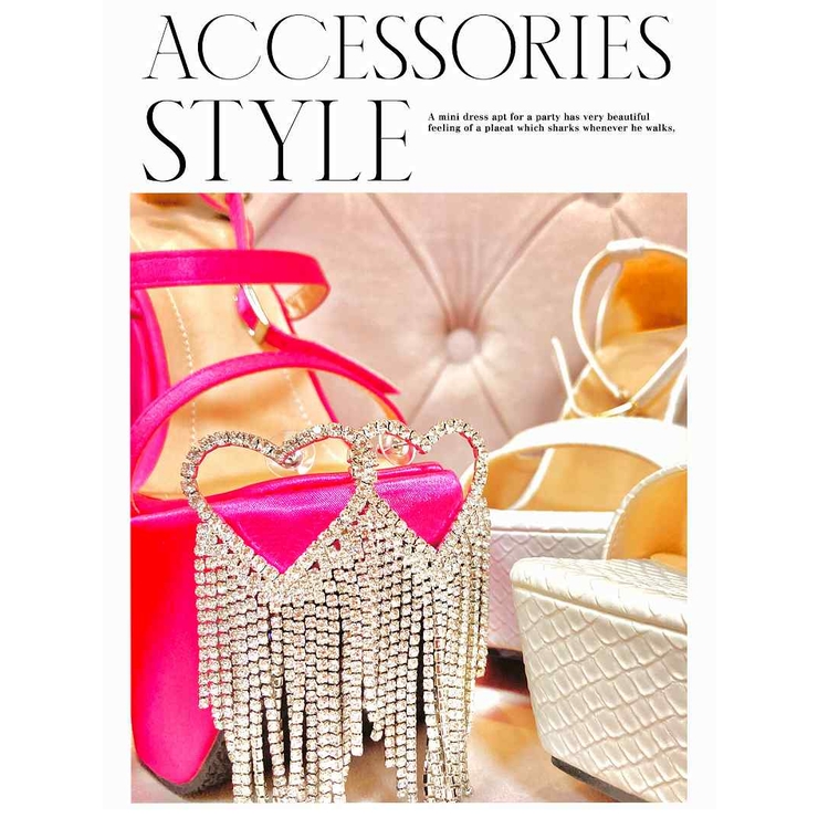 アクセサリー ハート フリンジ | bombshell | 詳細画像2 