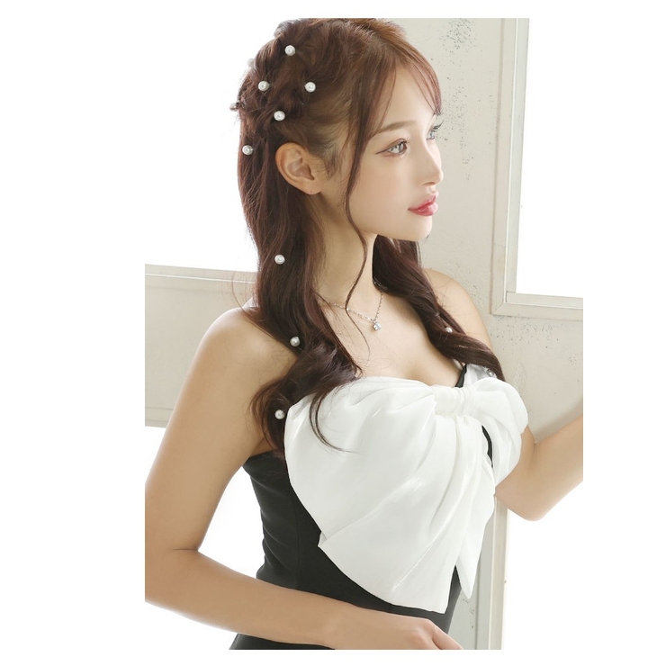 ヘアアクセサリー パールクリップ ダウンヘアでも付けれる | Ryuyu | 詳細画像2 