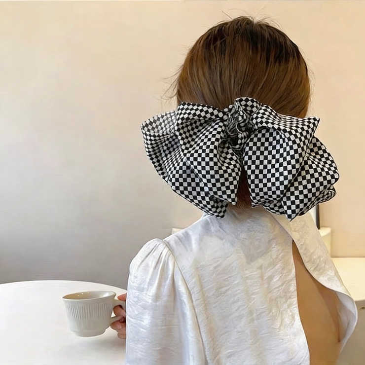 「後ろ姿で魅せる」大人かわいい 3重レイヤード ビッグリボン | Beststore | 詳細画像1 