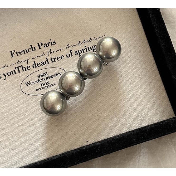 グレー | ヘアアクセサリ【韓国ファッション】 | Bifrost