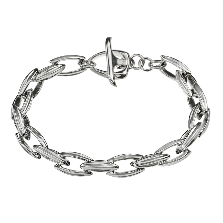 ストリームラインブレスレットシルバーBinichビニッチ | シルバーアクセサリーBinich  | 詳細画像1 