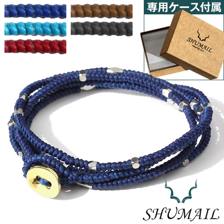 Shumailシュメールブランドワックスコードラップブレスレット 品番 Ctra シルバーアクセサリーbinich シルバーアクセサリービニッチ のメンズファッション通販 Shoplist ショップリスト