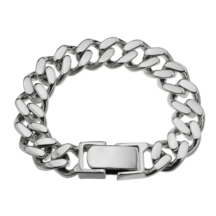 14mm2面カット喜平ブレスレット[品番：CTRA0003483]｜シルバーアクセサリーBinich  （シルバーアクセサリービニッチ）のメンズファッション通販｜SHOPLIST（ショップリスト）