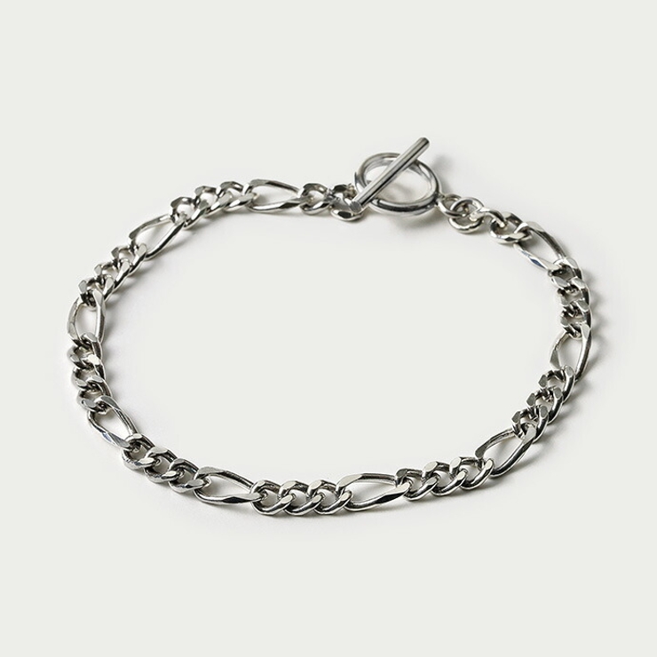 Binich(ビニッチ)アンカーチェーンブレスレット幅10mmシルバー925アクセサリーブレスレットメンズマリーナチェーン幅広太め[シルバーブレスレット]