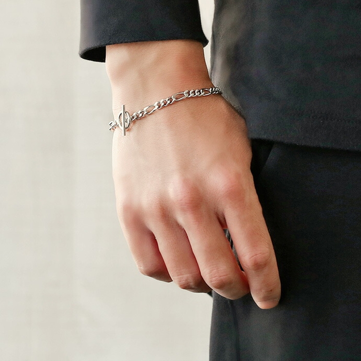 Binich(ビニッチ)アンカーチェーンブレスレット幅10mmシルバー925アクセサリーブレスレットメンズマリーナチェーン幅広太め[シルバーブレスレット]