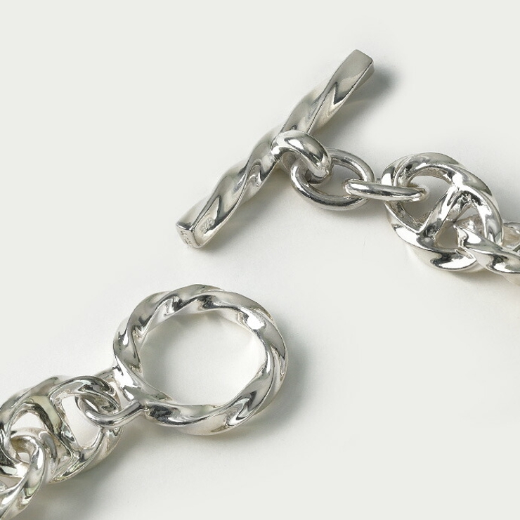 ツイスト アンカーチェーン マンテル ブレスレット[品番：CTRA0003550]｜シルバーアクセサリーBinich （シルバー アクセサリービニッチ）のメンズファッション通販｜SHOPLIST（ショップリスト）