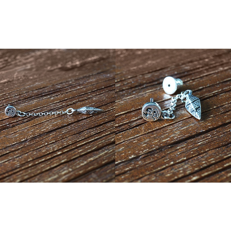 シルバーピアス(bae-1427)シルバーアクセサリーラッピング無料[シルバーピアス]メンズ男性【片耳用(1個売り)】