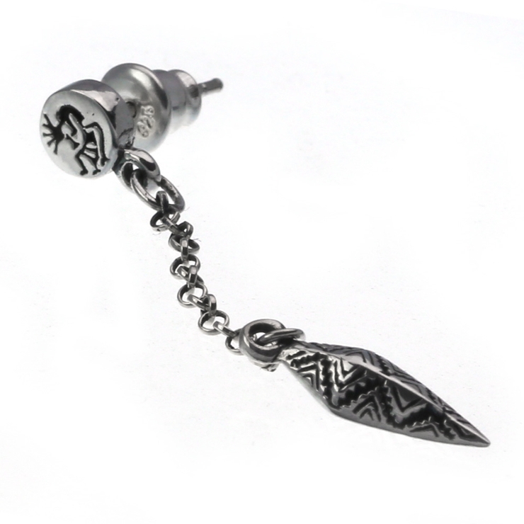 シルバーピアスシルバーアクセサリーメンズ片耳用1個売りBinichビニッチ | シルバーアクセサリーBinich  | 詳細画像1 