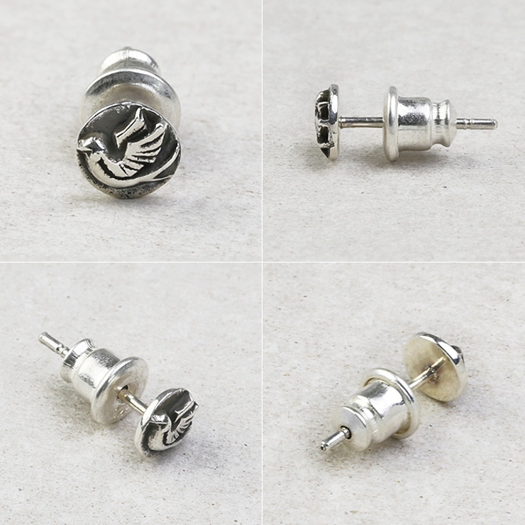 スワロースモールピアスシルバーアクセサリーメンズ男性ピアス片耳用1個売りbini 品番 Ctra シルバーアクセサリーbinich シルバーアクセサリー のメンズファッション通販 Shoplist ショップリスト