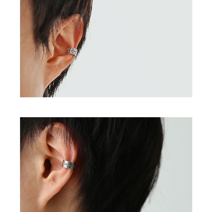 Binich(ビニッチ)ネイティブサンポイントイヤーカフ太陽イヤーカフスイヤカフシルバー925アクセサリー[シルバーピアス]片耳用(1個売り)