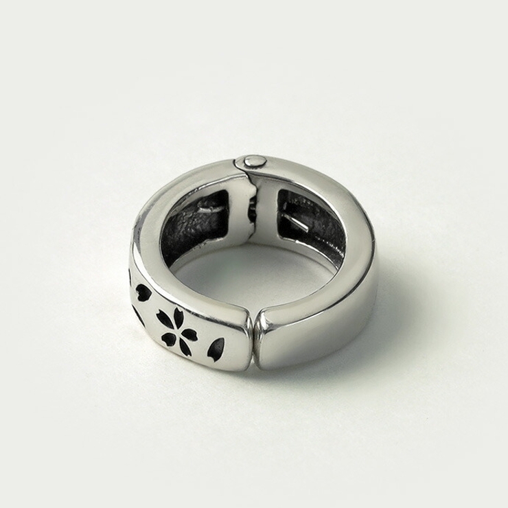 サクラ フェイクピアス ノンホール 片耳用 1個売り | シルバーアクセサリーBinich  | 詳細画像6 