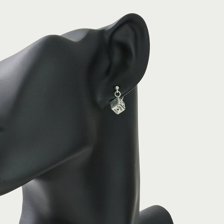 LITTLE DICE(リトルダイス) トランプ ダイス ドロップ ピアス 片耳用 (1個売り)
