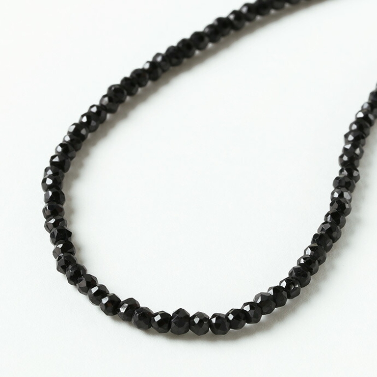 ブラックスピネルマスクチェーンマスクストラップマスク用チェーンメンズシルバー92… | シルバーアクセサリーBinich  | 詳細画像3 