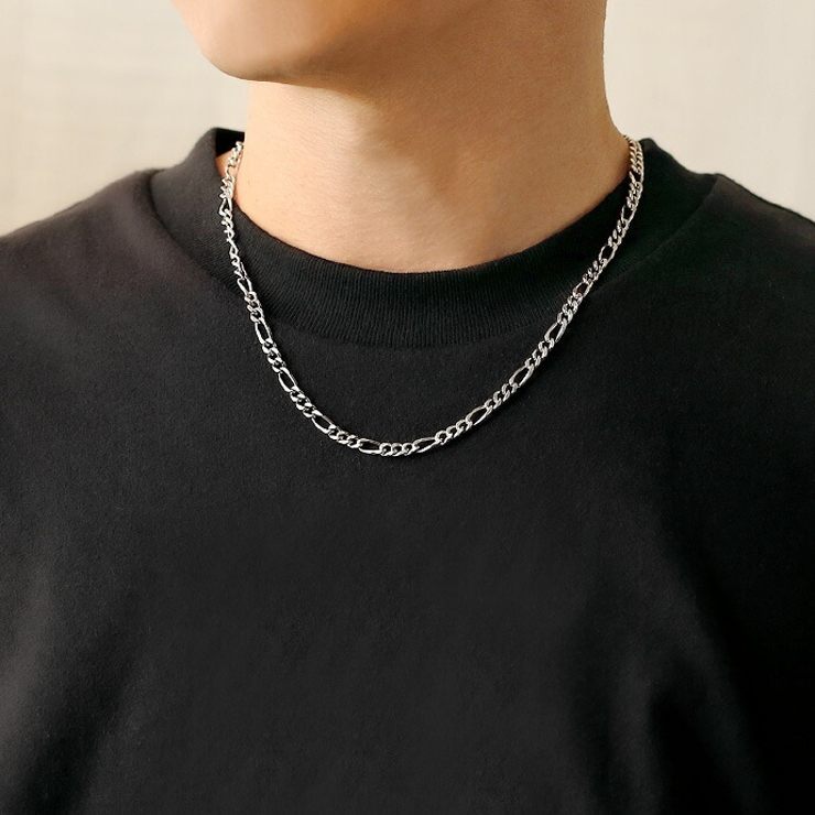 Binich(ビニッチ)マンテルフィガロチェーンネックレス50cmメンズシルバー925アクセサリー[シルバーチェーン]
