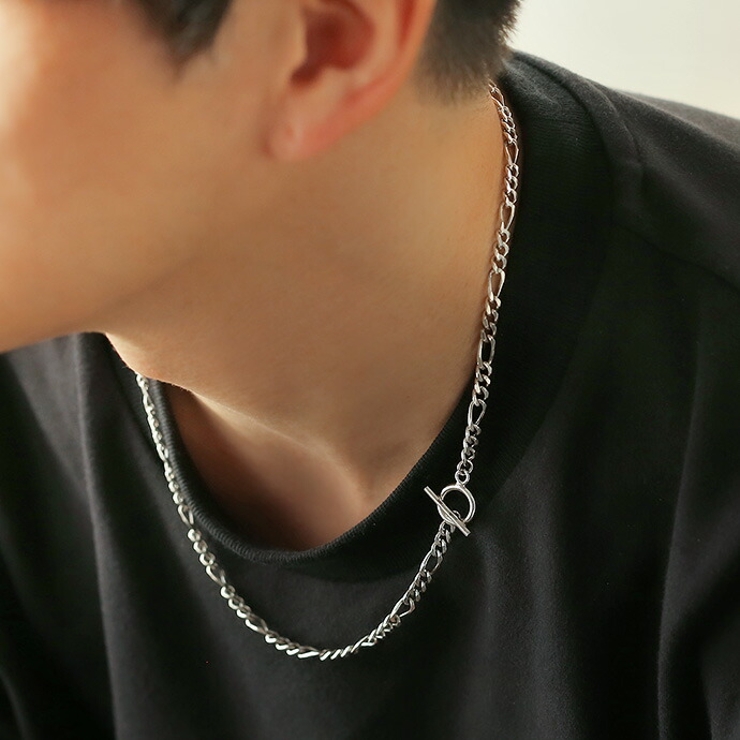 Binich(ビニッチ)マンテルフィガロチェーンネックレス50cmメンズシルバー925アクセサリー[シルバーチェーン]