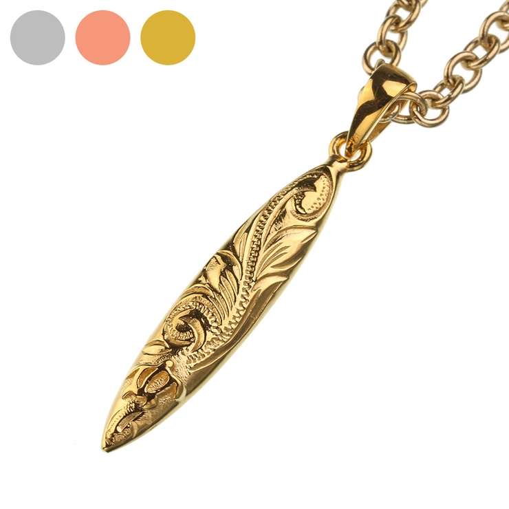 チェーンセットbassn 0006ステンレススチールペンダントネックレスHゴール… | シルバーアクセサリーBinich  | 詳細画像1 