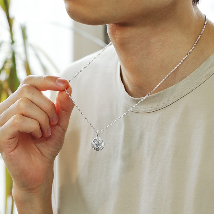 ハワイアンモチーフコインペンダントネックレスチェーン付属スターアンカーサーフボー… | シルバーアクセサリーBinich  | 詳細画像9 