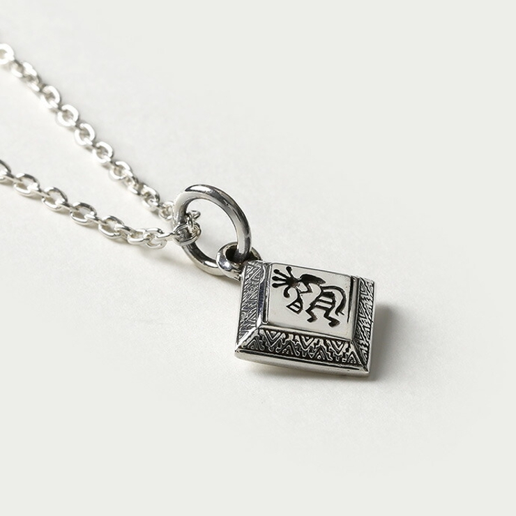 Binich(ビニッチ)ココペリローンバスペンダント(トップのみ)ネイティブネックレスメンズシルバー925アクセサリーネイティブひし形[シルバーペンダント]