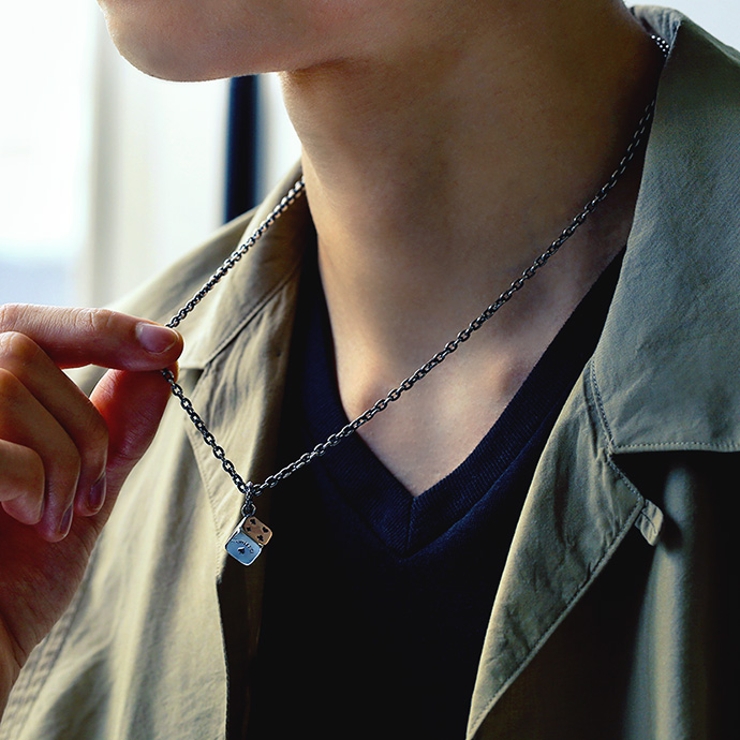 ＼割引クーポン配布／LITTLEDICE(リトルダイス)リトルトランプダイスペンダントネックレスメンズシルバーアクセサリーサイコロ[シルバーペンダント]