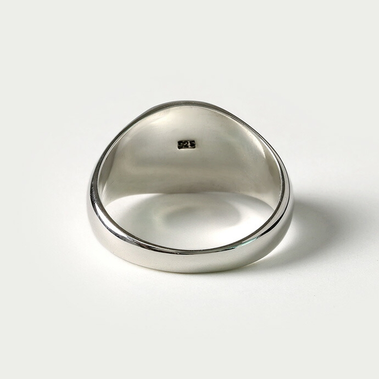 オーバル 印台 リング | シルバーアクセサリーBinich  | 詳細画像3